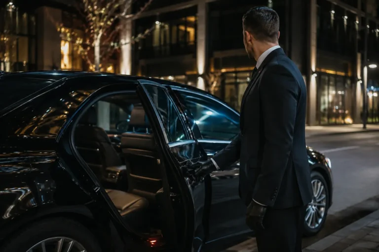 Chauffeur limo